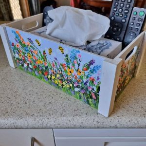 Hand painted Handy crate