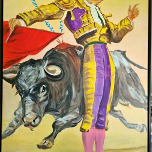 El Toreador hand painted NOT print framed